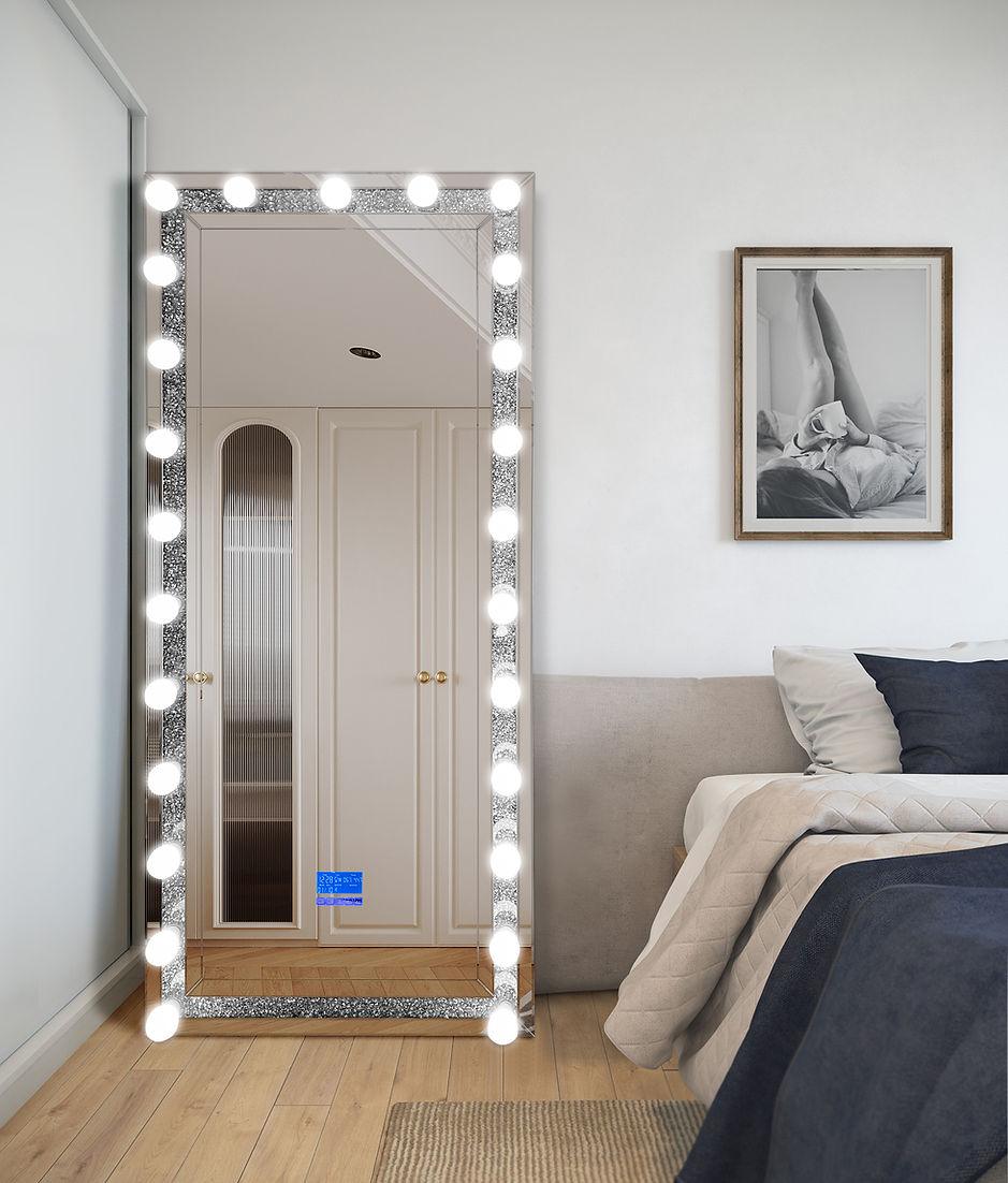 A-FM03 Hollywood LED Bluetooth Floor Mirror