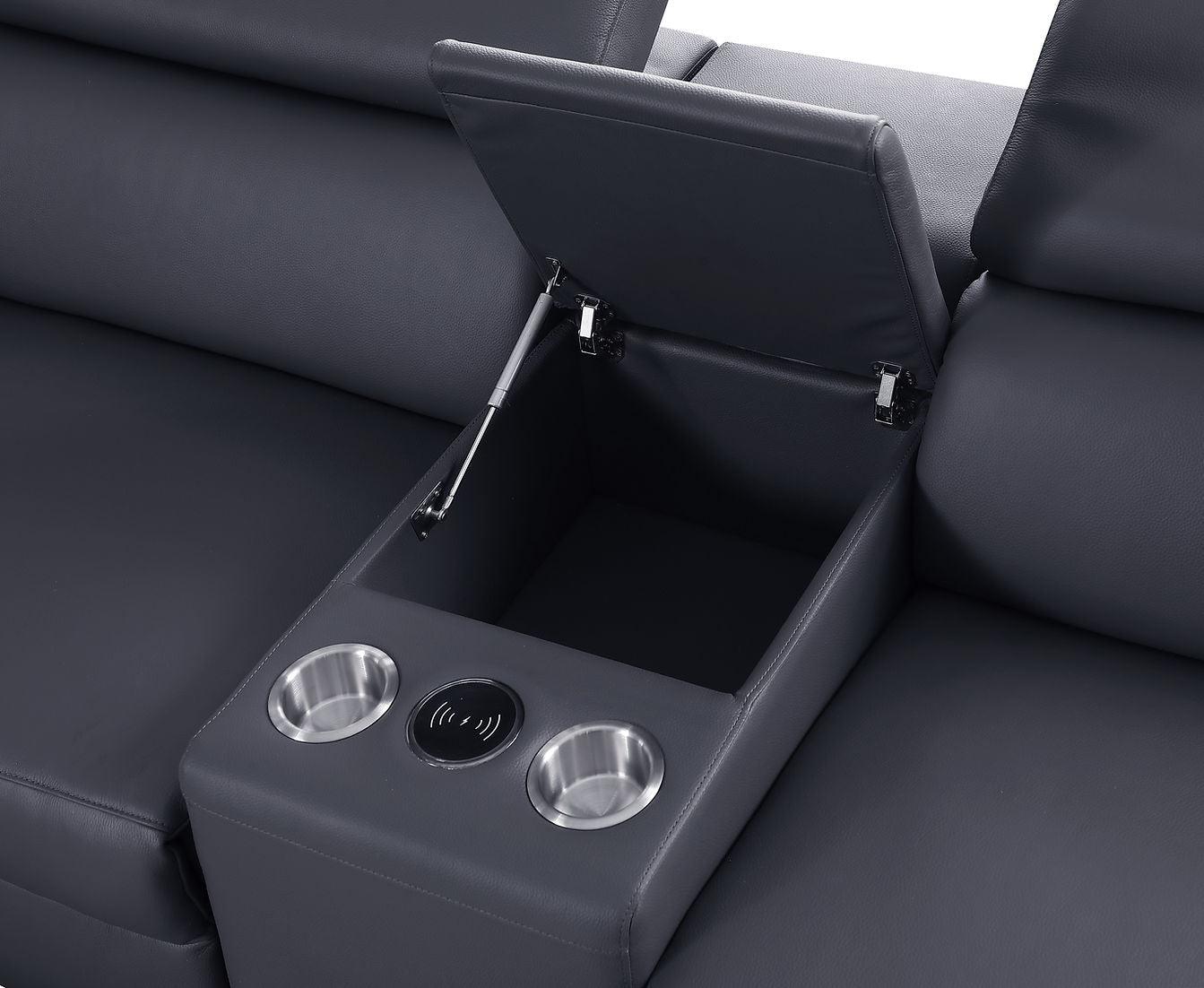 MI-631-7Pcs Picasso (DK. Grey 3 Power) Sectional