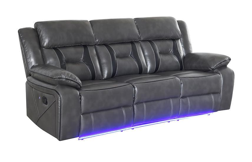 S8098 Concord (L.T Grey) 3-Piece Reclining Living Room Set