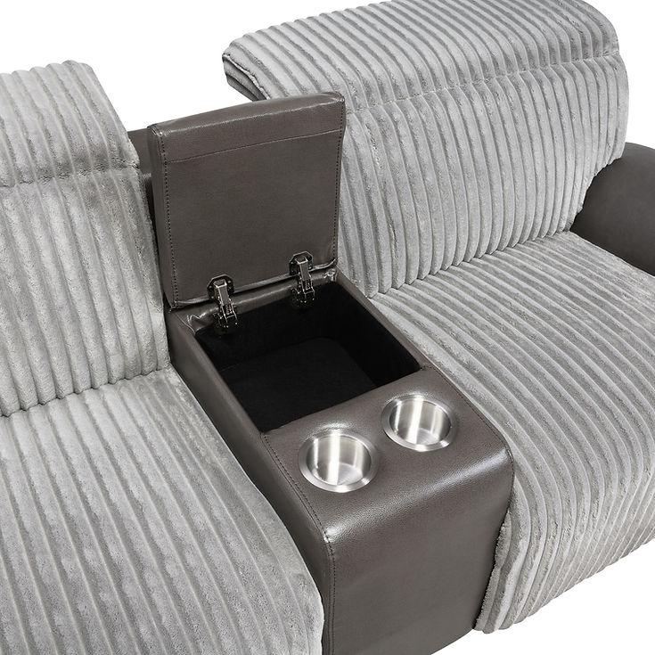 S9112 Twist (Grey) Reclining Living Room Set