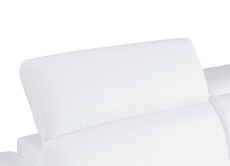 MI-1255 Favo White 4-Piece Sectional