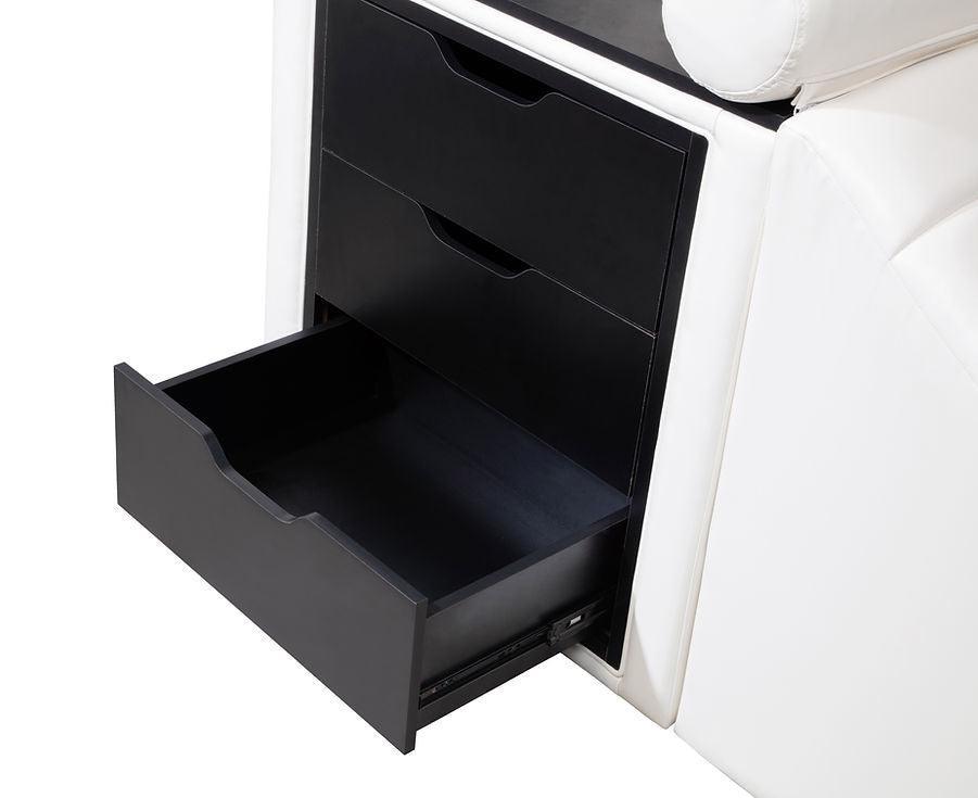 B420 APOLLO White King Bed