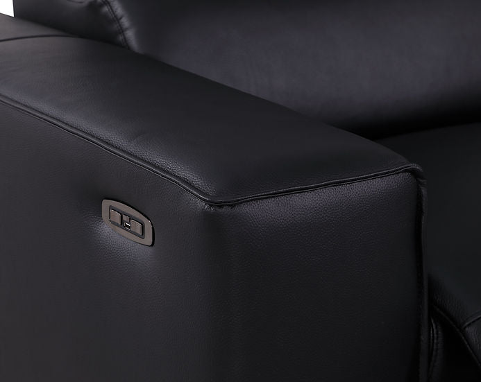 MI-631 Picasso 7-Piece Black Power Reclining Sectional