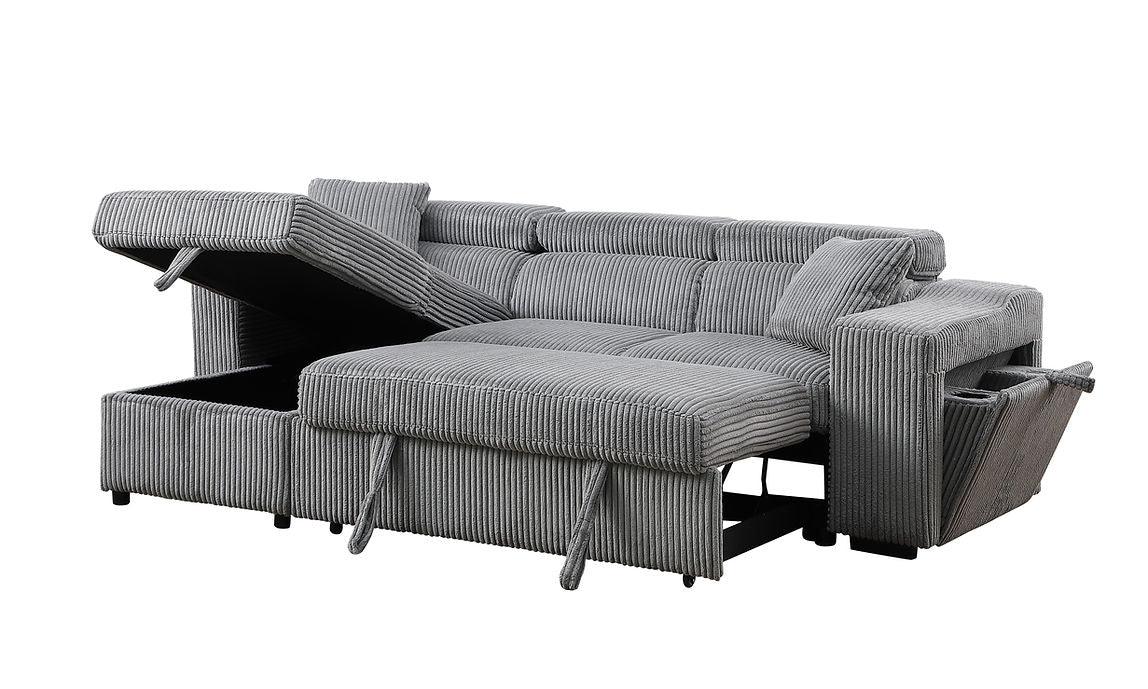 S8977 Bonaterra Grey Reversible Sectional