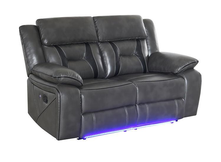 S8098 Concord (L.T Grey) 3-Piece Reclining Living Room Set