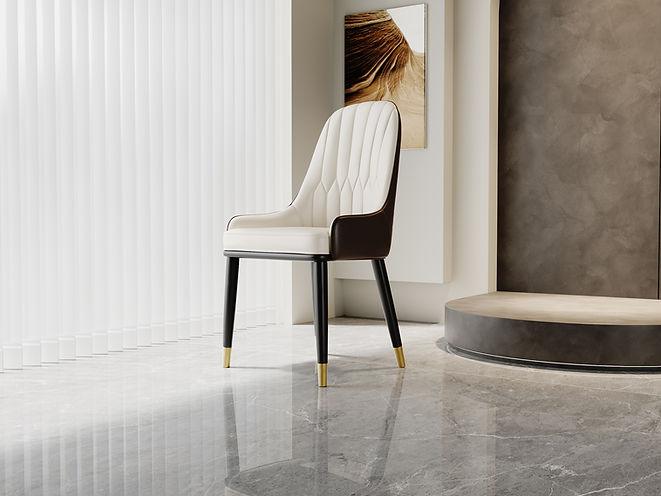 Serapion Dining Chair (Beige)