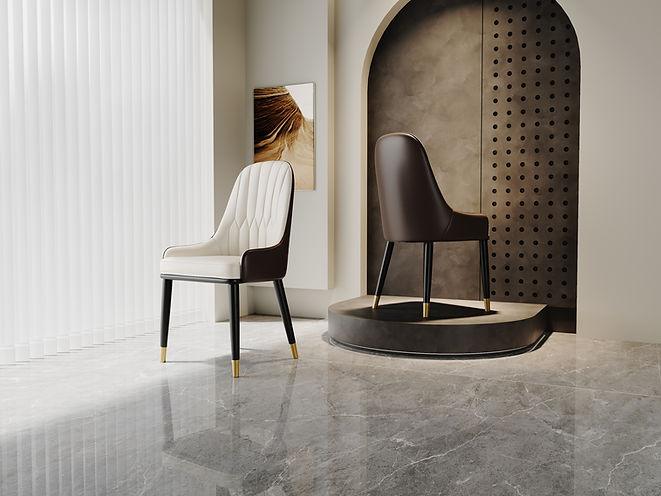 Serapion Dining Chair (Beige)