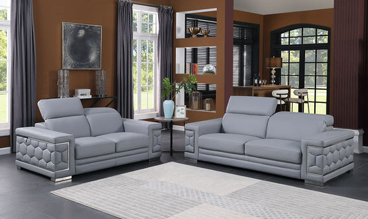 MI-1250 Favo Light Blue Living Room Set