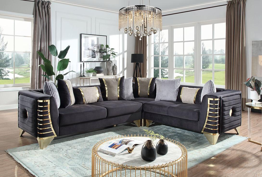 S4020 Donovan (Black) Sectional