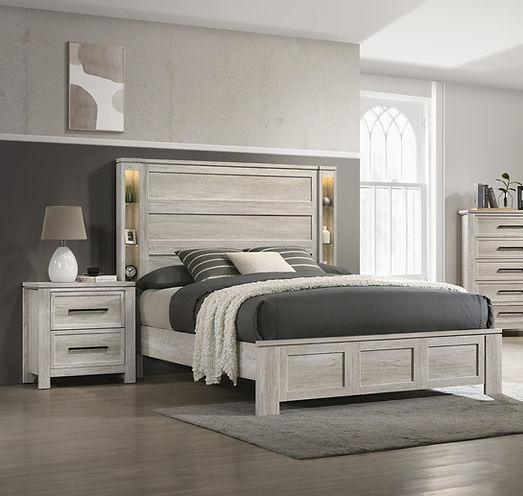 B2250 Mariana White King Bed