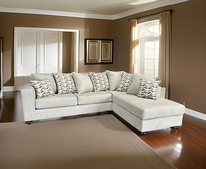 S325 Decora Grey 2pcs Sectional