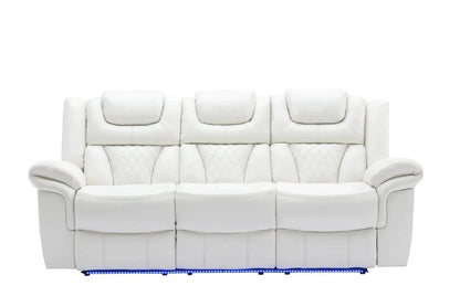 S2020 Party Time White Power Reclining Living Room Set