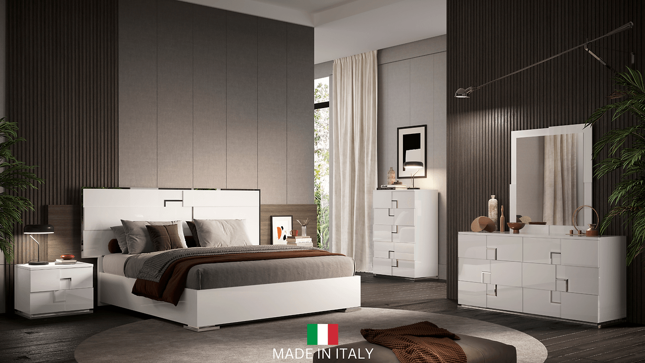 Infinity Italian Collection (white) Bedroom Set