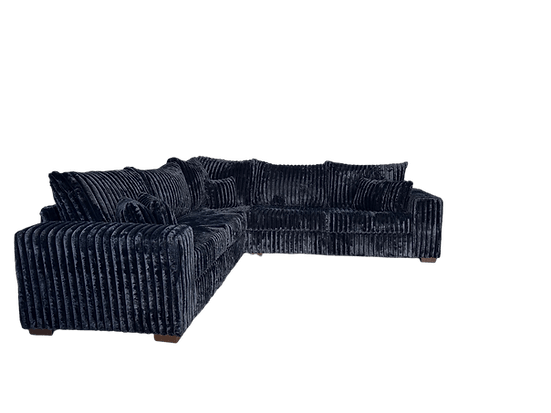 S345 Noah (Black) 3pc Sectional