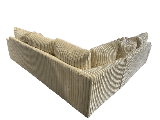 S345 Noah (Ivory) 3pc Sectional