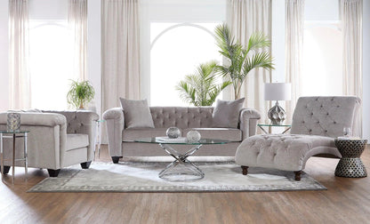 S22900 Lush Silver Sofa And Loveseat