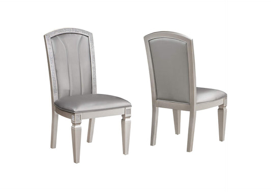 Klina - Side Chair (Set of 2) - Silver