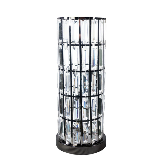 Column - Table Lamp Nickel - Black