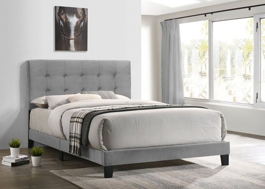 Otto Gray King Platform Bed