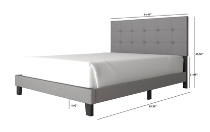 Otto Gray King Platform Bed