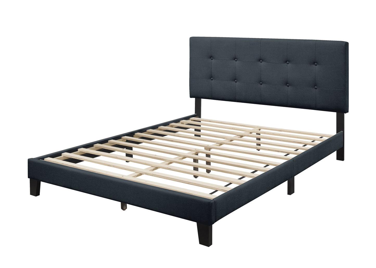 Otto Charcoal Full Platform Bed