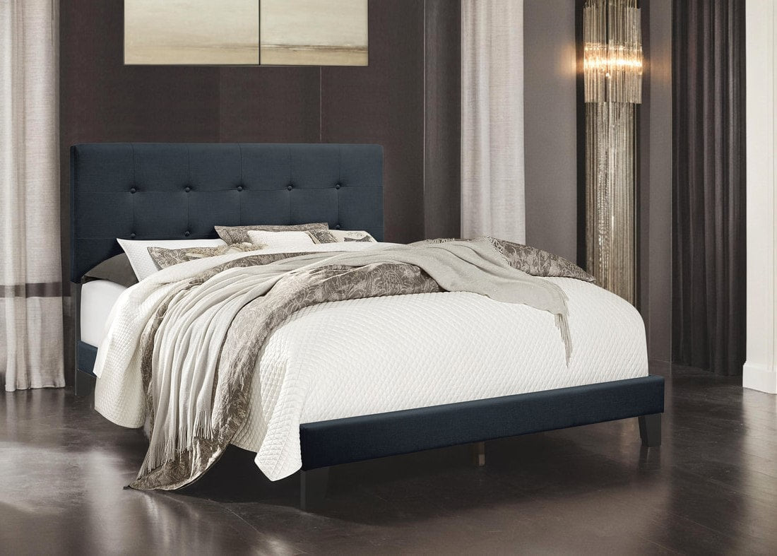 Otto Charcoal King Platform Bed