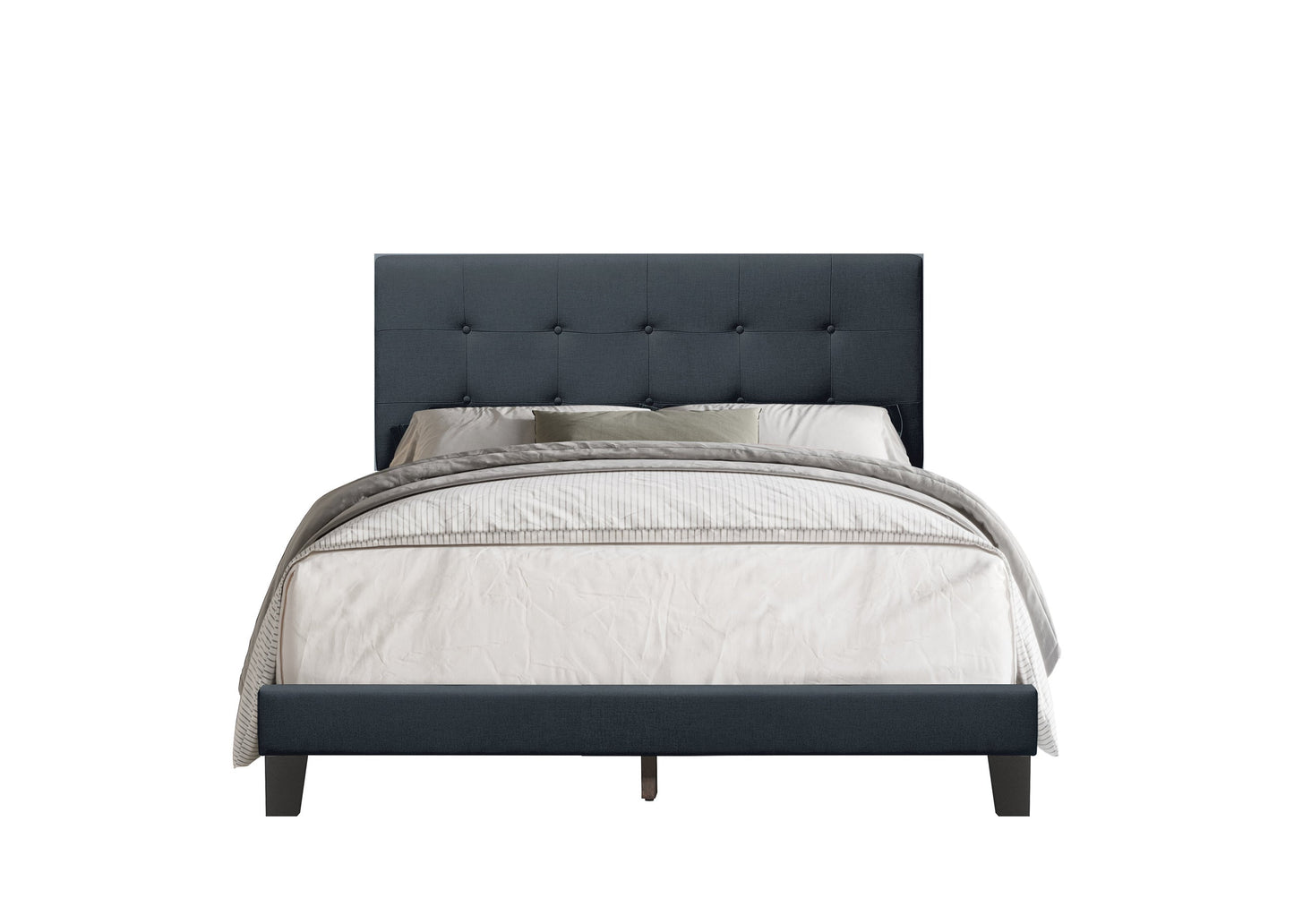 Otto Charcoal Queen Platform Bed