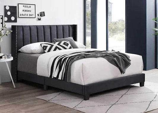 B9333 Lola King Black Bed