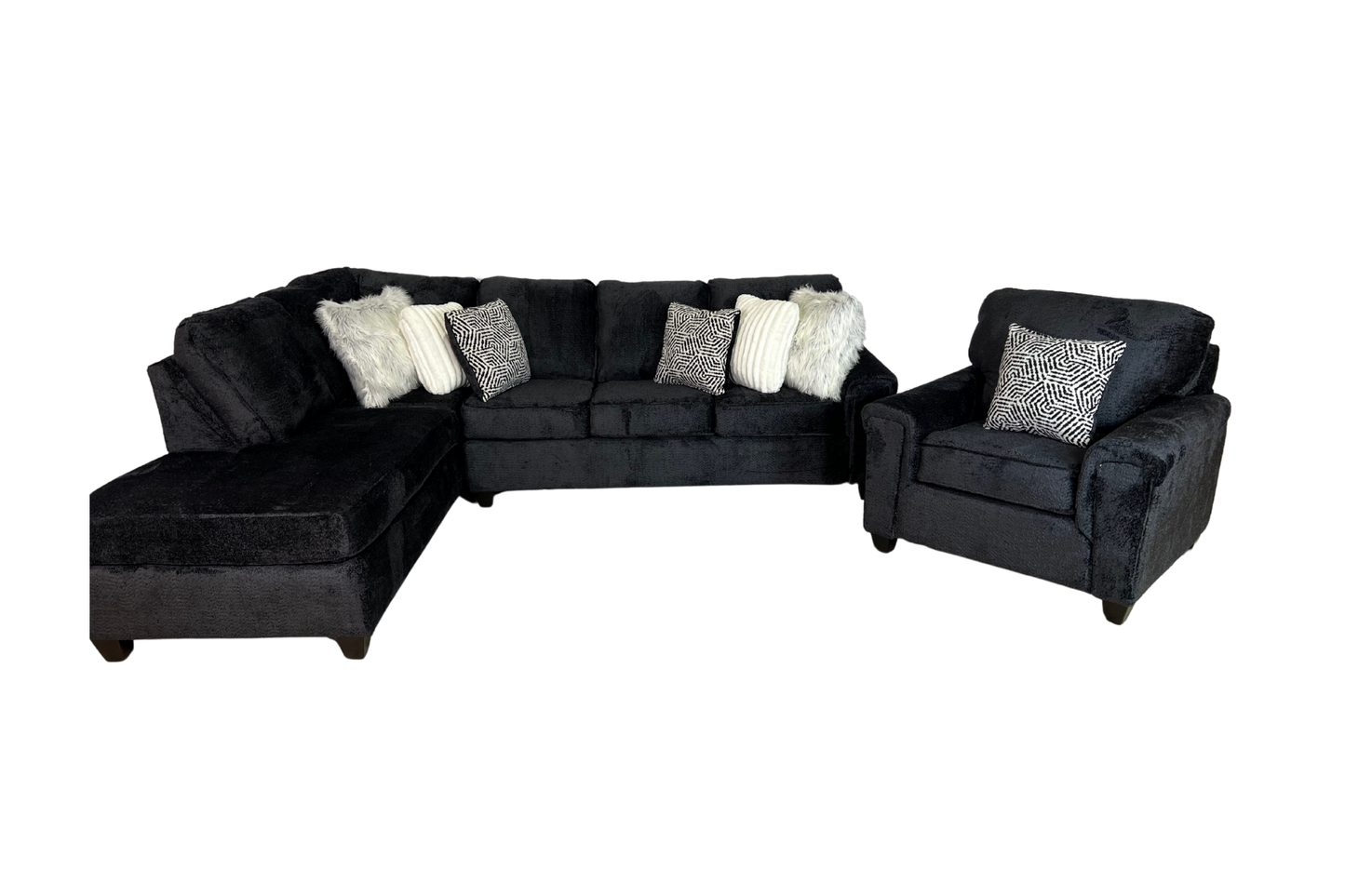 Spirit Black 4040 Sectional