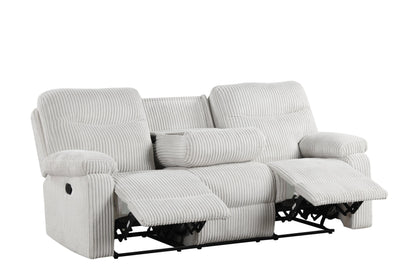 Bravo Beige 3-Piece Reclining Living Room Set