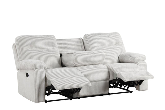 Bravo Beige 3-Piece Reclining Living Room Set