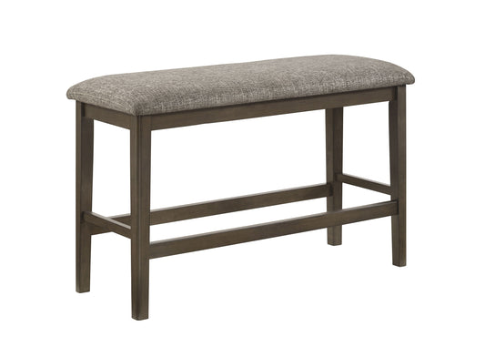 Ember - Counter Height Bench - Dark Gray