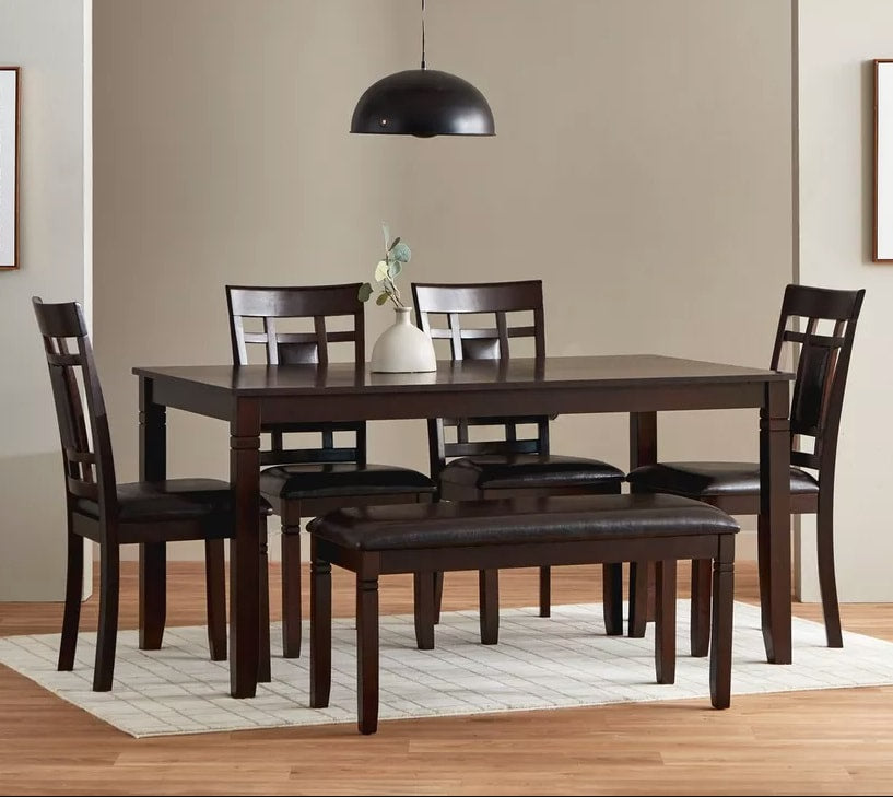 Danny Espresso 6-Piece Dining Room Set