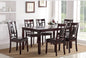 Danny Espresso 7-Piece Dining Room Set