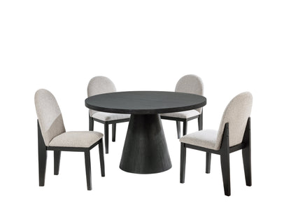 Dorian Black 5-Piece Dining Set