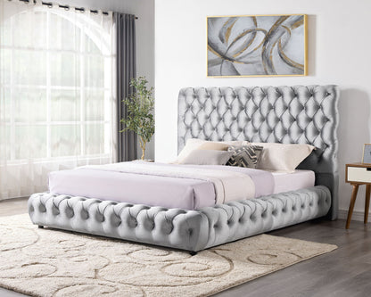 Dream Gray King Platform Bed