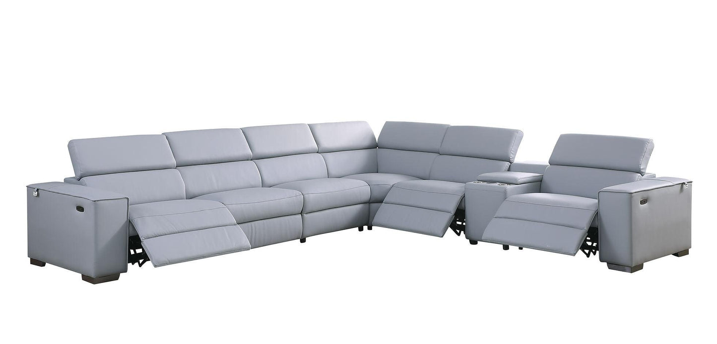 MI-631-7Pcs Picasso (LT. Blue 3 Power) Sectional