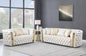 S8290 Roka Velvet White Living Room Set