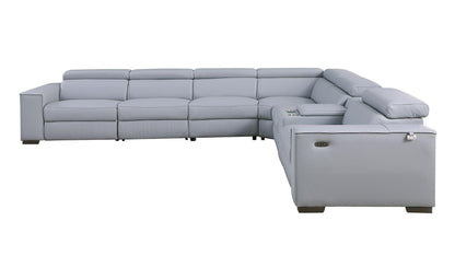 MI-631-7Pcs Picasso (LT. Blue 3 Power) Sectional