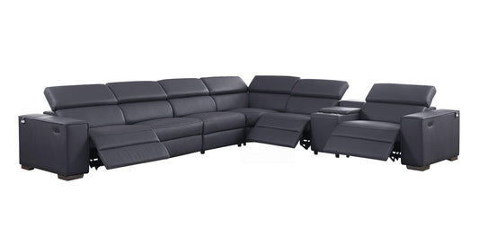 MI-631-7Pcs Picasso (DK. Grey 3 Power) Sectional