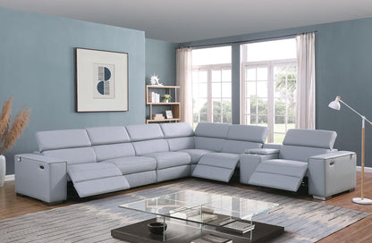 MI-631-7Pcs Picasso (LT. Blue 3 Power) Sectional