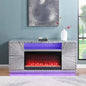 A-F06 Selene Silver Leaf Fireplace