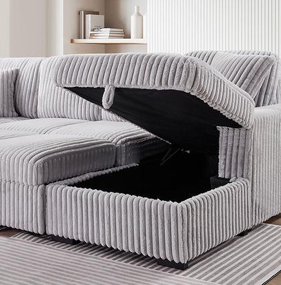 S3661 RAHA (GREY) Sectional