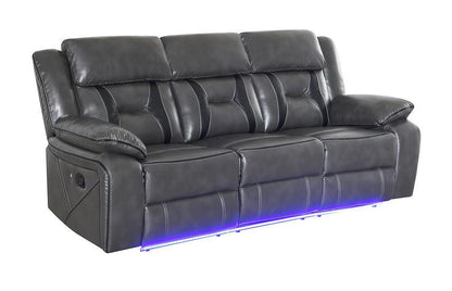 S8098 Concord (L.T Grey) 3-Piece Reclining Living Room Set