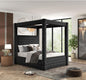 B8013 Mansion (BLack) King Bed