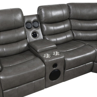 S8787 Sonic (Grey) Power Reclining Sectional