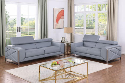 MI-989 Giorgio Light Blue Living Room Set