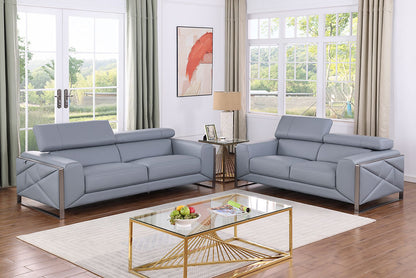 MI-989 Giorgio Light Blue Living Room set