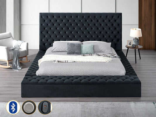 B8012 CATALINA II Black Queen Bed