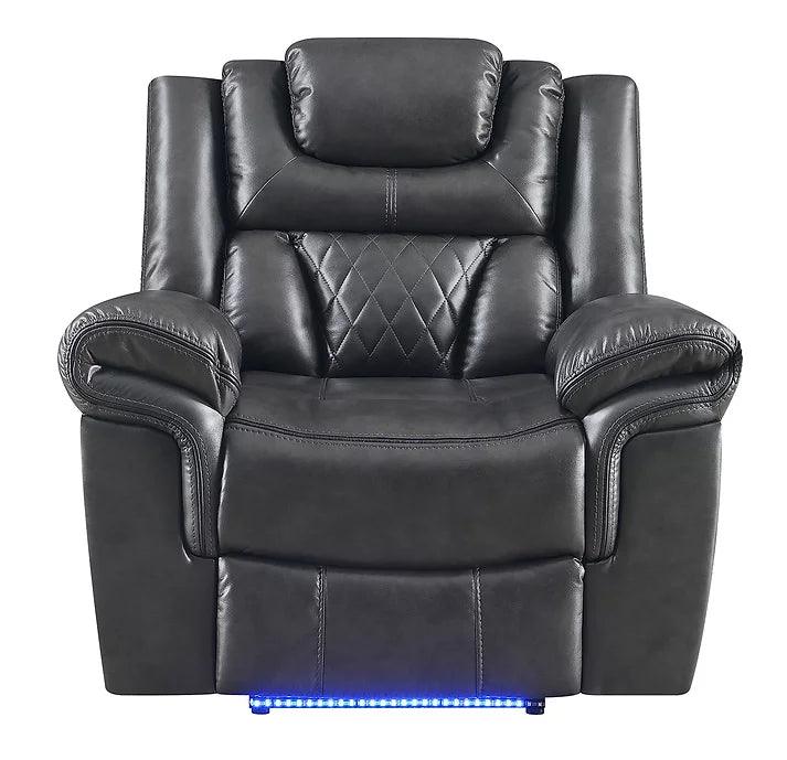 S2020 Party Time Grey Power Reclining Living Room Set